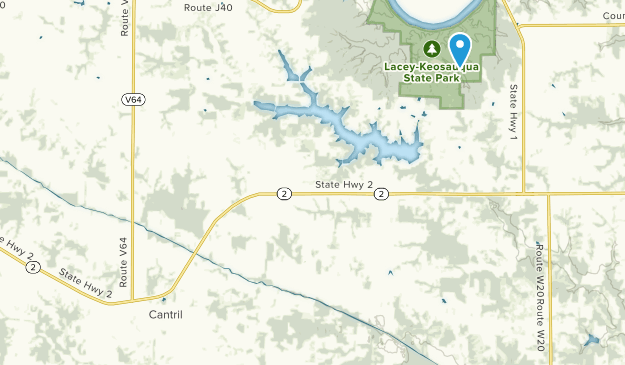 Cantril, Iowa Map