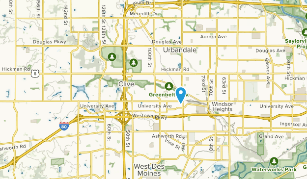 Clive, Iowa Map