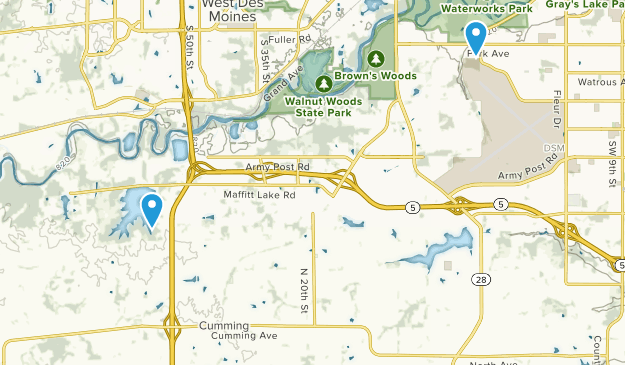 Cumming, Iowa Map