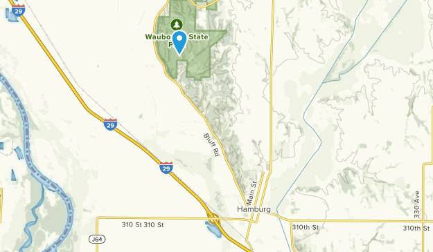 Hamburg, Iowa Map