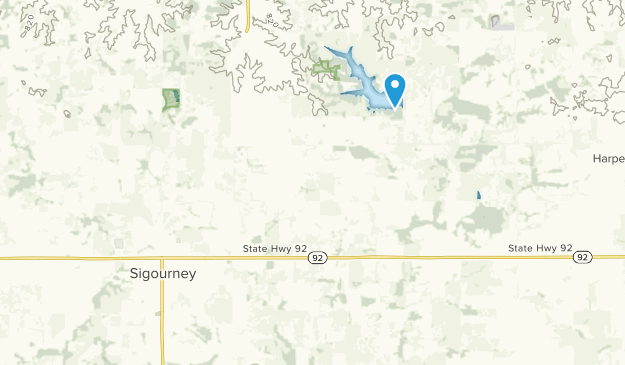 Hayesville, Iowa Map