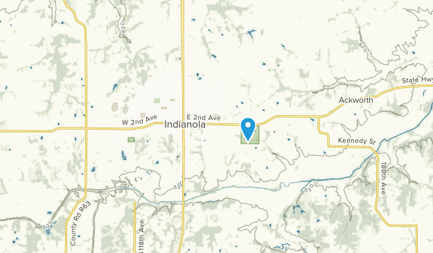 Indianola, Iowa Map