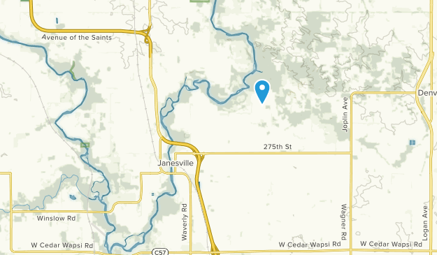 Janesville, Iowa Map