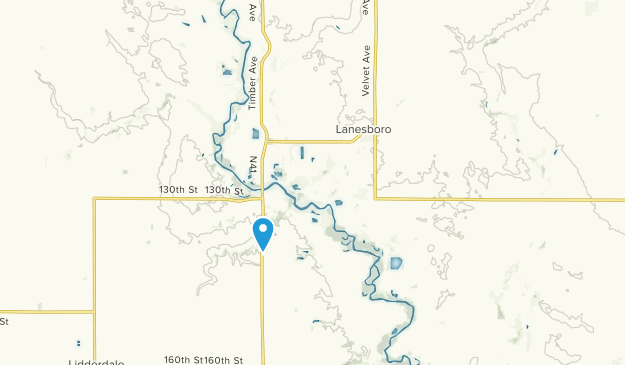 Lanesboro, Iowa Map