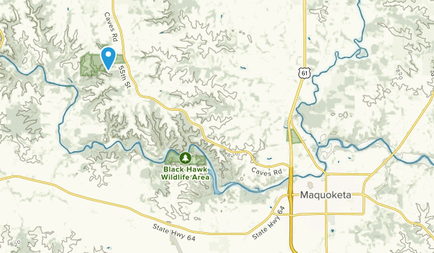 Maquoketa, Iowa Map