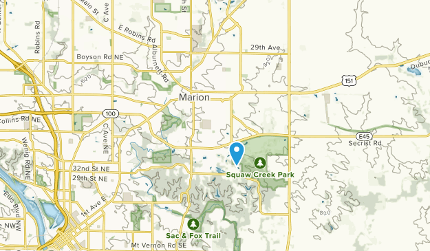 Marion, Iowa Map