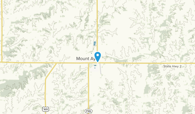 Mt Ayr, Iowa Map