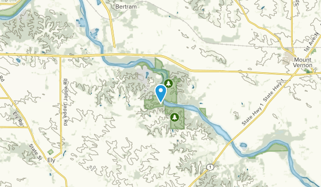 Mt Vernon, Iowa Map