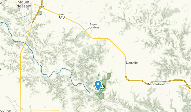 New London, Iowa Map