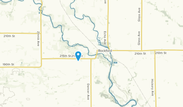 Rockford, Iowa Map