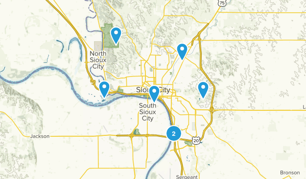 Sioux City, Iowa Map