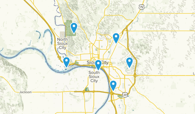 Sioux City, Iowa Map