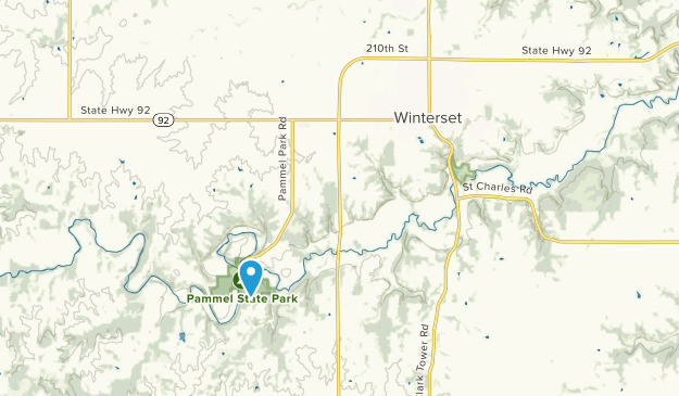 Winterset, Iowa Map
