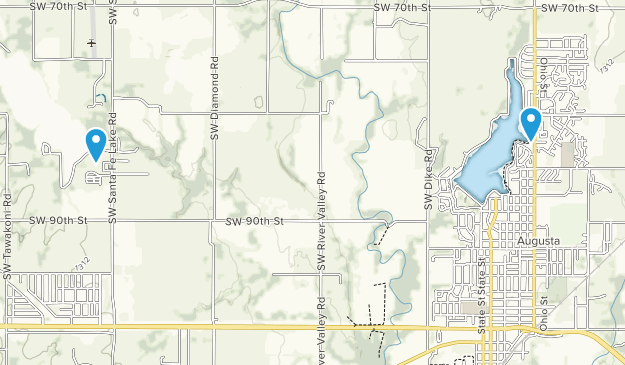 Augusta, Kansas Map