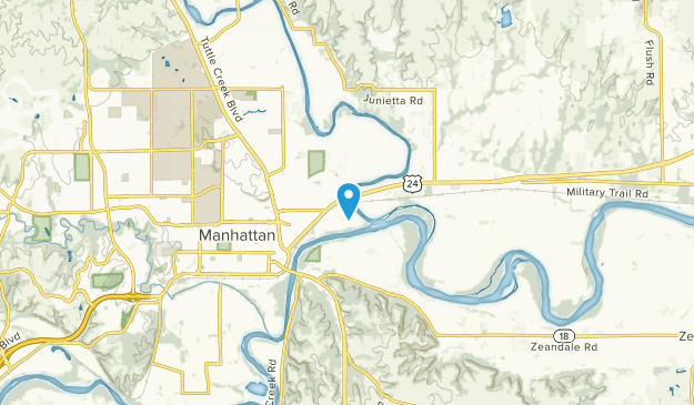 Blue, Kansas Map