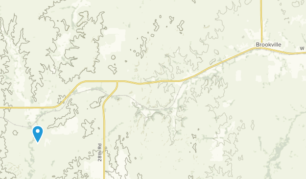 Brookville, Kansas Map