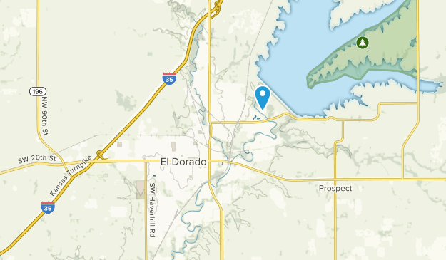 El Dorado, Kansas Map