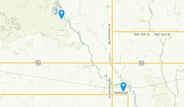 Halstead, Kansas Map