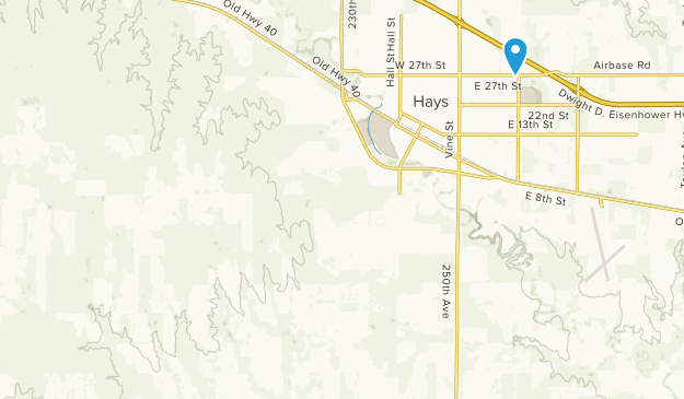 Hays, Kansas Map