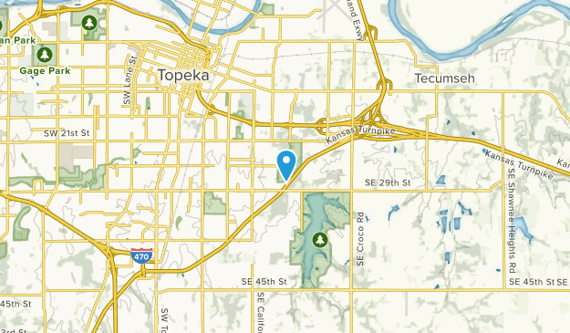 Highland Park, Kansas Map