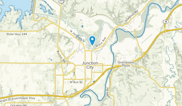 Junction City, Kansas Map