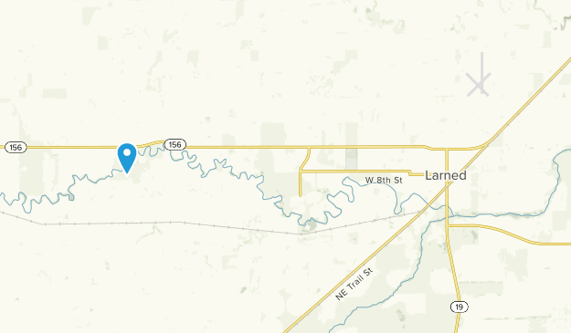 Larned, Kansas Map
