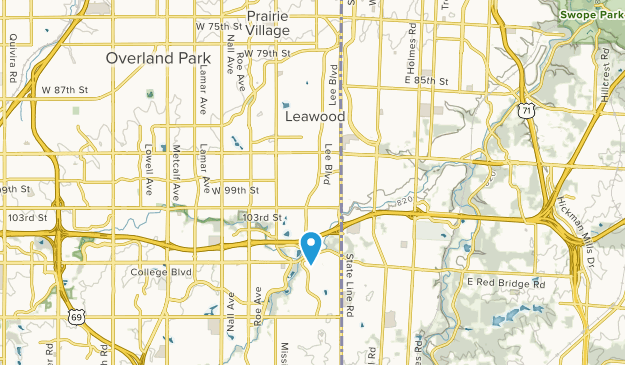 Leawood, Kansas Map