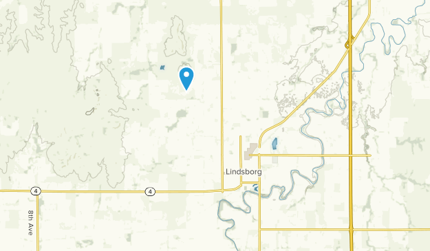 Lindsborg, Kansas Map