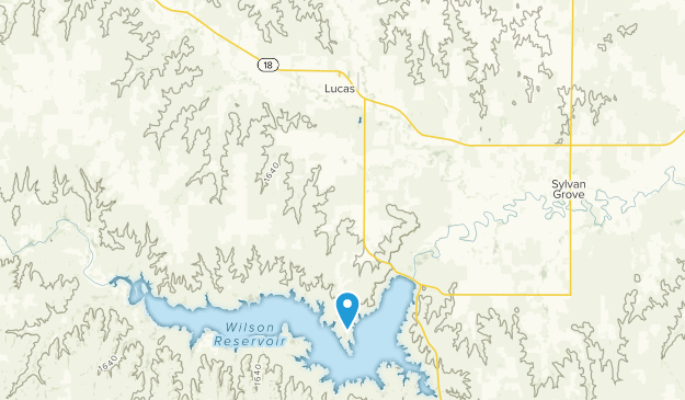 Lucas, Kansas Map