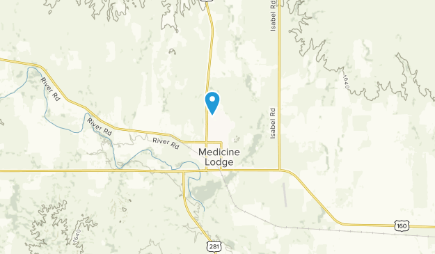 Medicine Lodge, Kansas Map