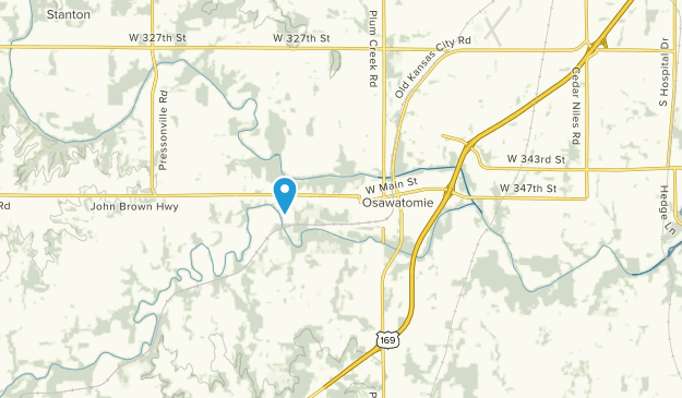 Osawatomie, Kansas Map