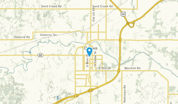 Ottawa, Kansas Map