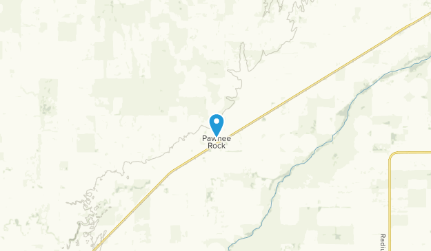 Pawnee Rock, Kansas Map