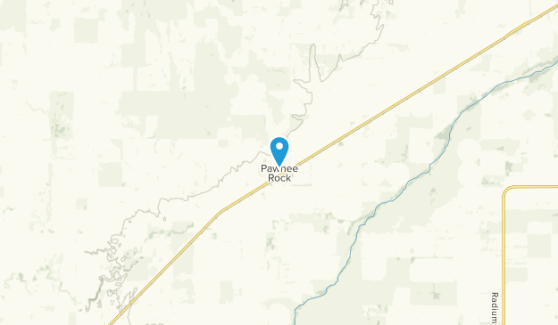Pawnee Rock, Kansas Map