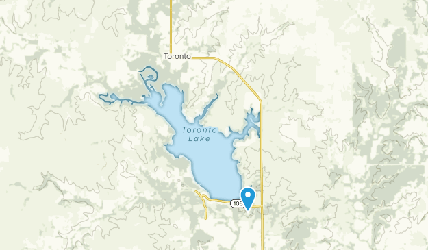 Toronto, Kansas Map