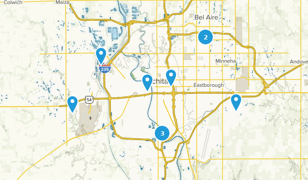 Wichita, Kansas Map