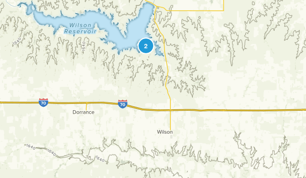 Wilson, Kansas Map