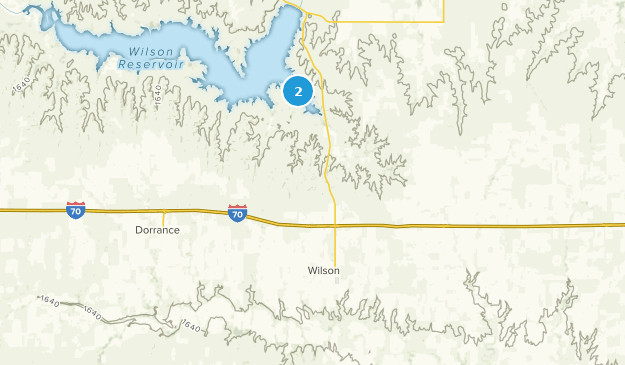 Wilson, Kansas Map