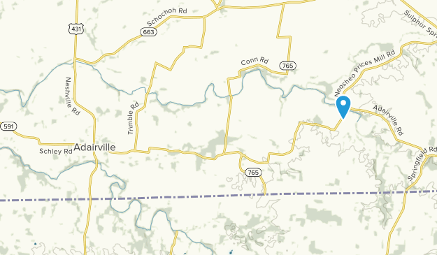 Adairville, Kentucky Map