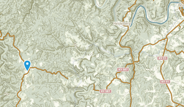 Beattyville, Kentucky Map