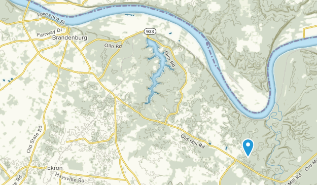 Brandenburg, Kentucky Map