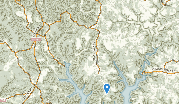 Burkesville, Kentucky Map