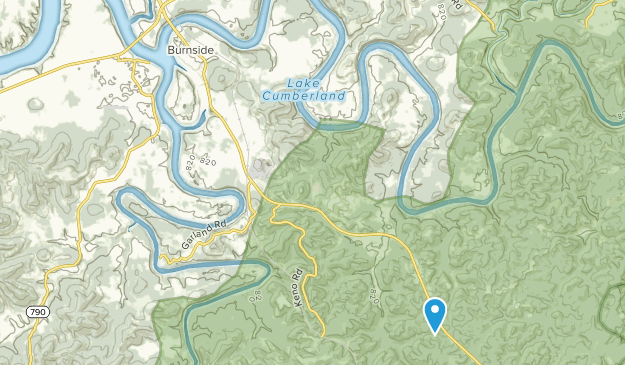 Burnside, Kentucky Map