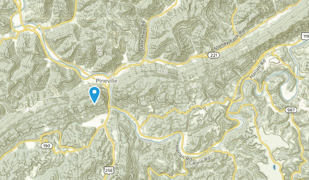Calvin, Kentucky Map