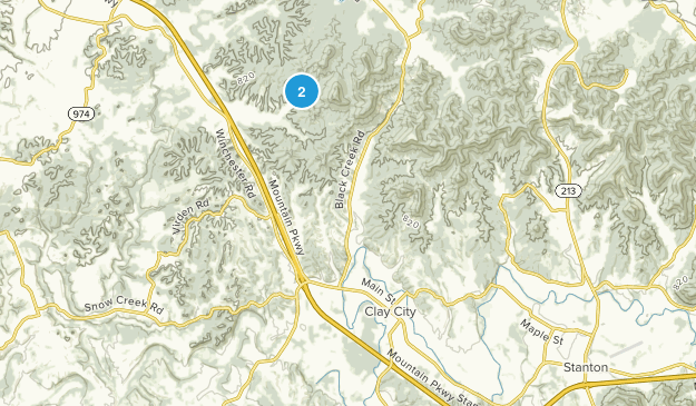 Clay City, Kentucky Map