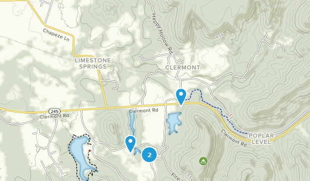Clermont, Kentucky Map