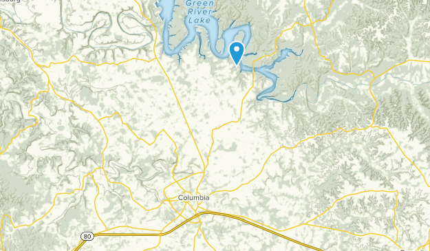 Columbia, Kentucky Map