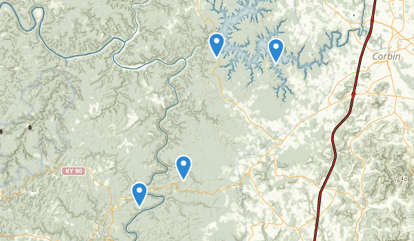 Corbin, Kentucky Map