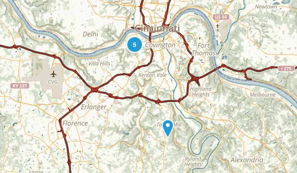 Covington, Kentucky Map