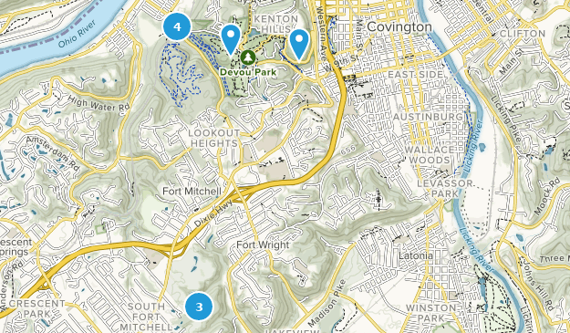 Covington, Kentucky Map